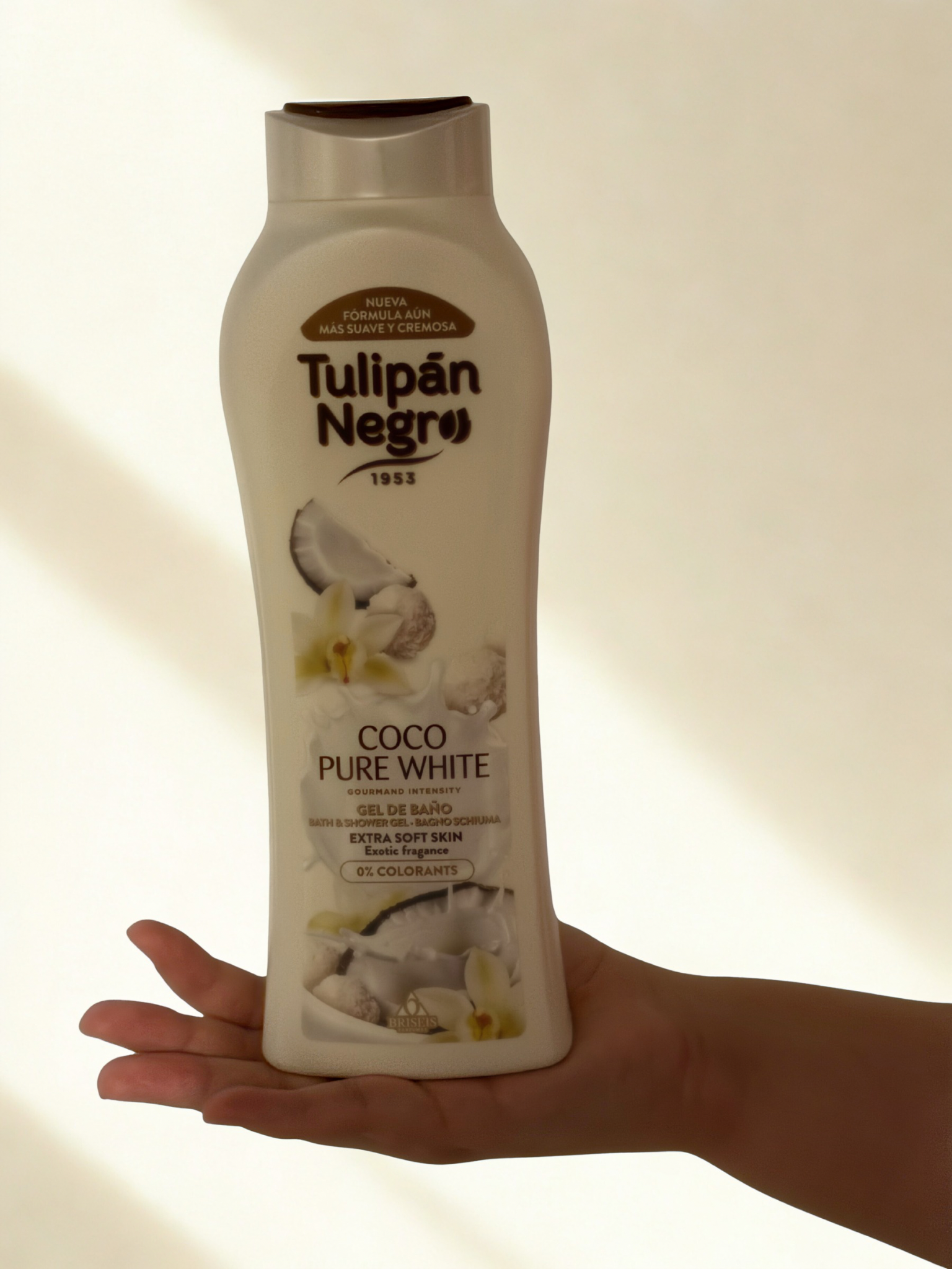 Gel Douche Tulipán Negro – Coco Pure White 650 ml Souk a Can